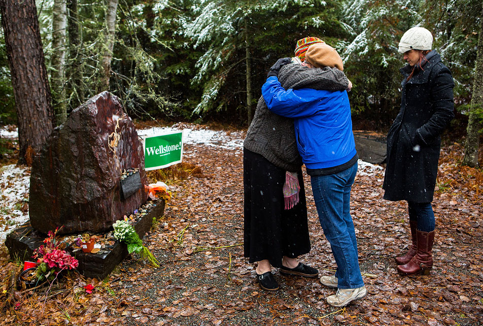 Attending Wellstone memorial