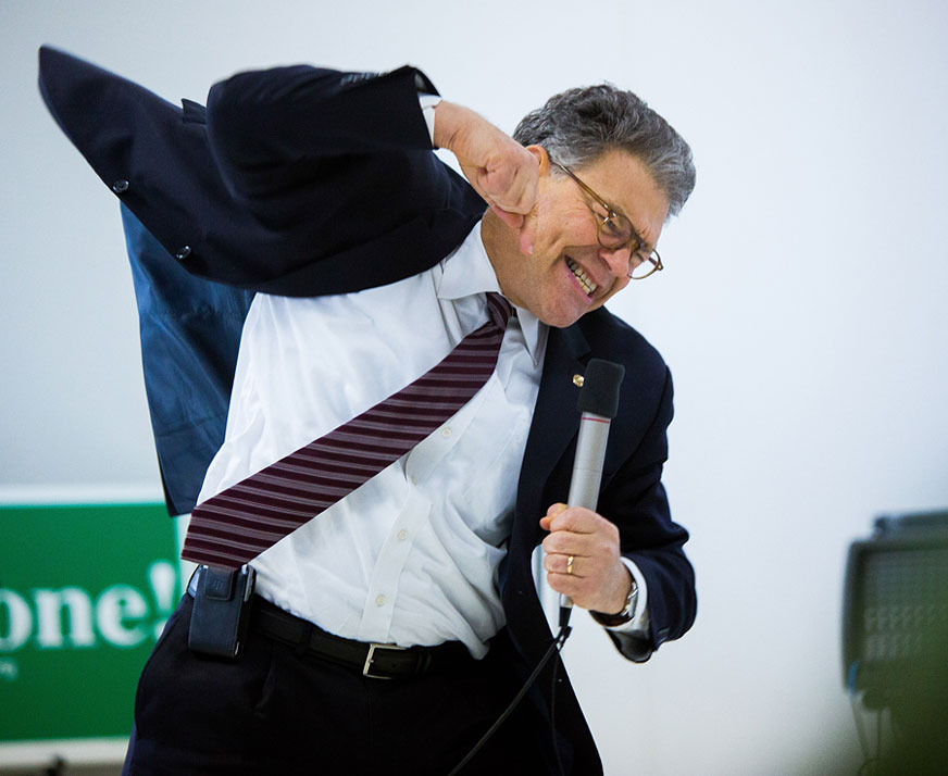 Franken impersonates Wellstone