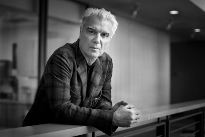 David Byrne visited Minnesota Public Radio to talk about his art installation ARIA: Play the building. David Byrne visited Minnesota Public Radio to talk about his art installation ARIA: Play the building.