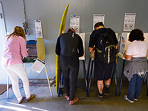 California votes