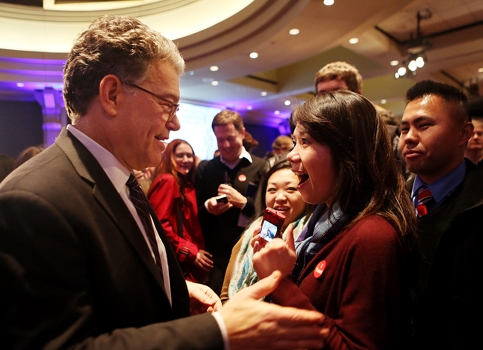 Meeting Sen. Franken