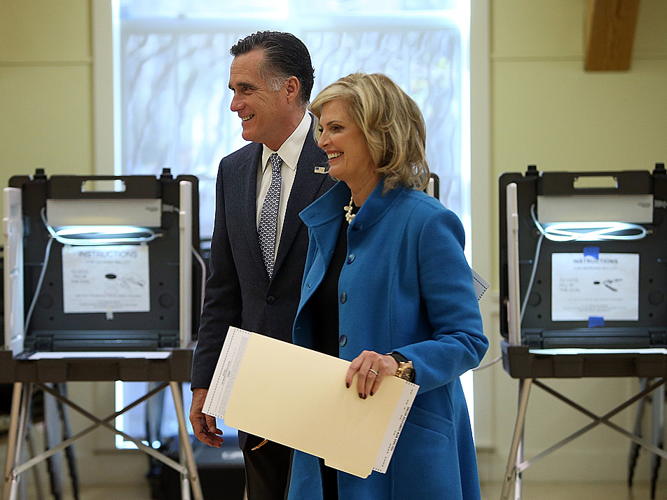 Ann and Fmr. Gov. Mitt Romney