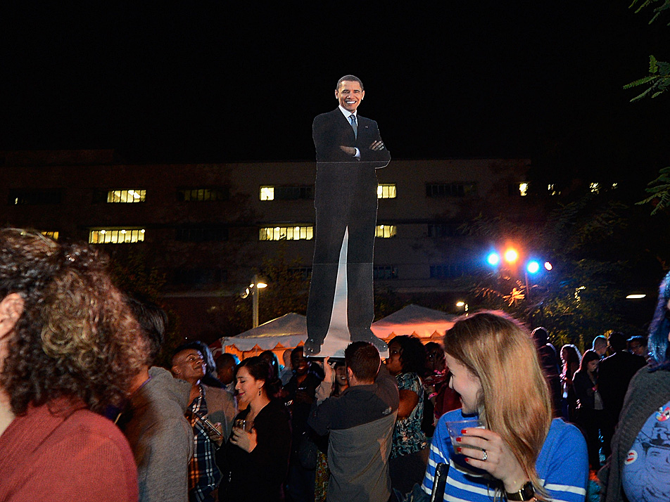 Obama supporter celebrations