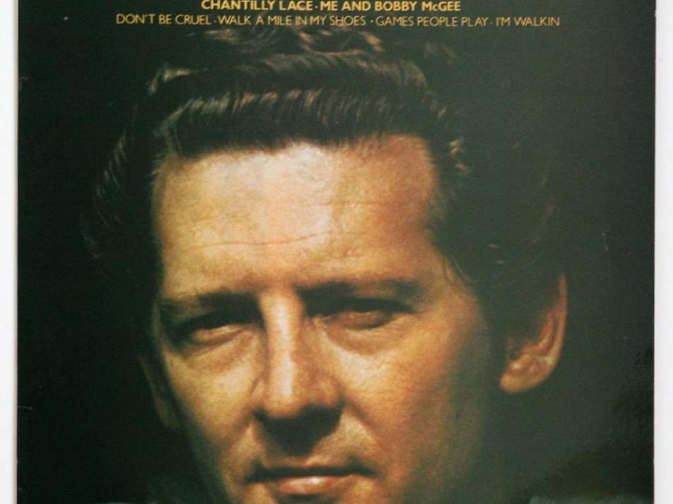 Album art for Jerry Lee Lewis' "The Killer Rocks On"