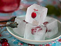 Cranberry ice cubes