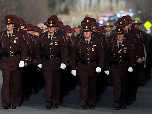 Police officer funeral
