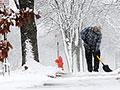 Snow shoveling