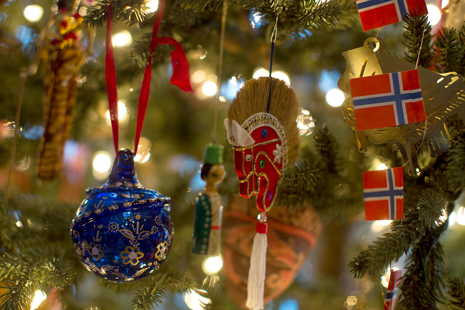 Bruce Kramer's Christmas ornaments