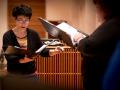 Abbie Betinis conducting