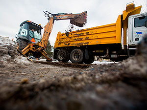 Cleanup after water main break