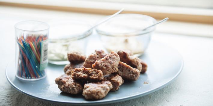 Bavarian White Sausage from Ken and Jen Thiemann, Knife River and Borealis Brewing. Bavarian White Sausage from Ken and Jen Thiemann, Knife River and Borealis Brewing.