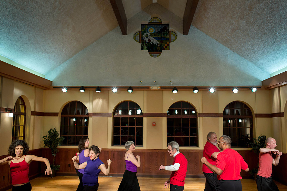 Kairos Dance rehearsal