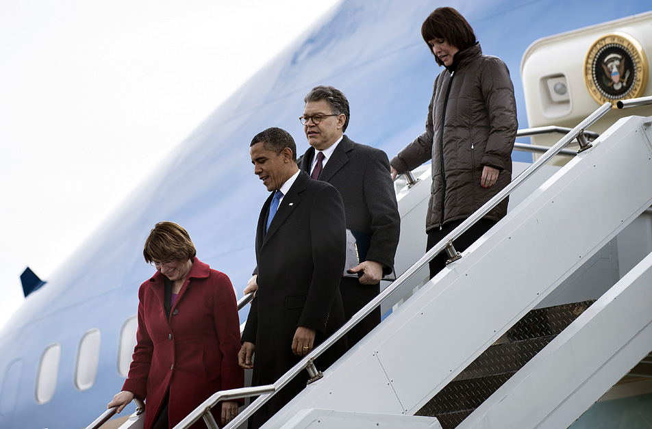 Minnesota Democrats with Obama