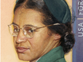 Rosa Parks' commemorative stamp