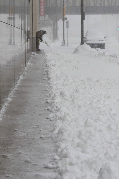 Shoveling