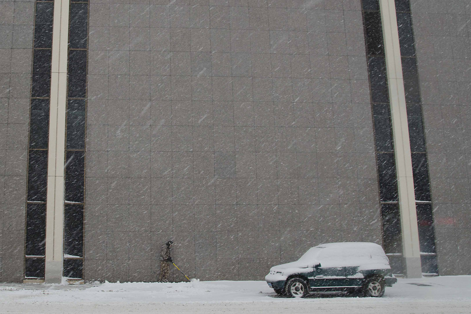 Shoveling