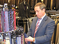 Men's fashion store owner