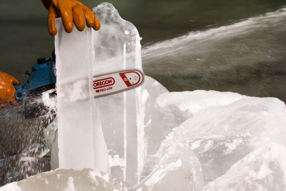 Ice from Twin Cities lakes