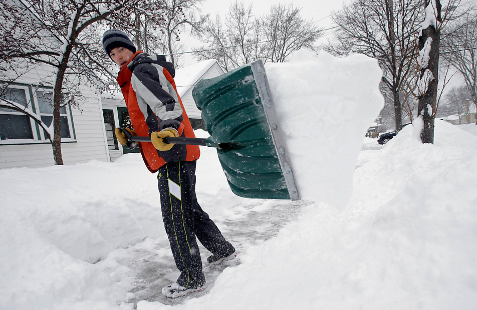 Shoveling