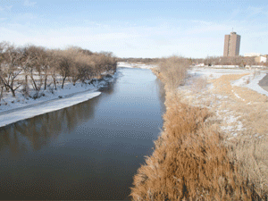 Red River flood gif