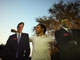 Romney and Obama cutouts