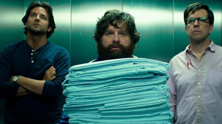 Bradley Cooper as Phil, Zach Galifianakis as Alan and Ed Helms as Stu in Warner Bros. Pictures' and Legendary Pictures' comedy 'The Hangover Part III', a Warner Bros. Pictures release. Bradley Cooper as Phil, Zach Galifianakis as Alan and Ed Helms as Stu in Warner Bros. Pictures' and Legendary Pictures' comedy 'The Hangover Part III', a Warner Bros. Pictures release.
