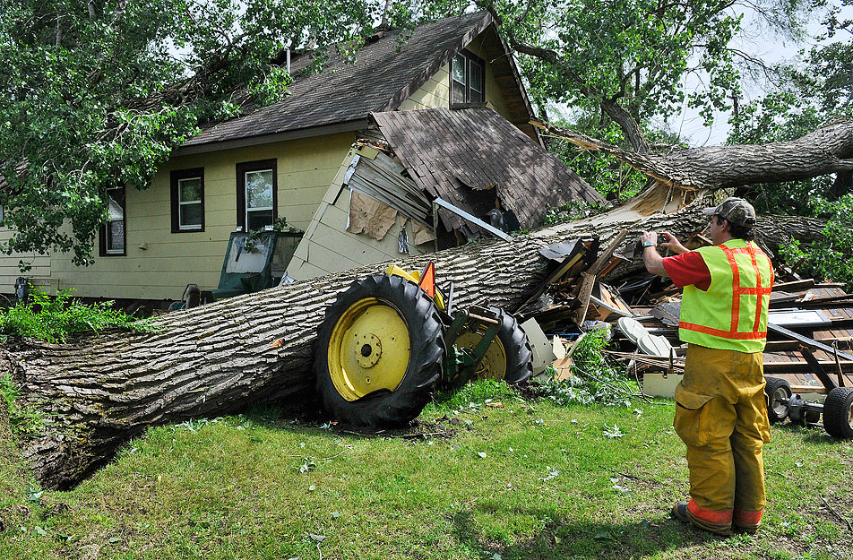Photos Aftermath of severe storms in Minn. Minnesota Public Radio News