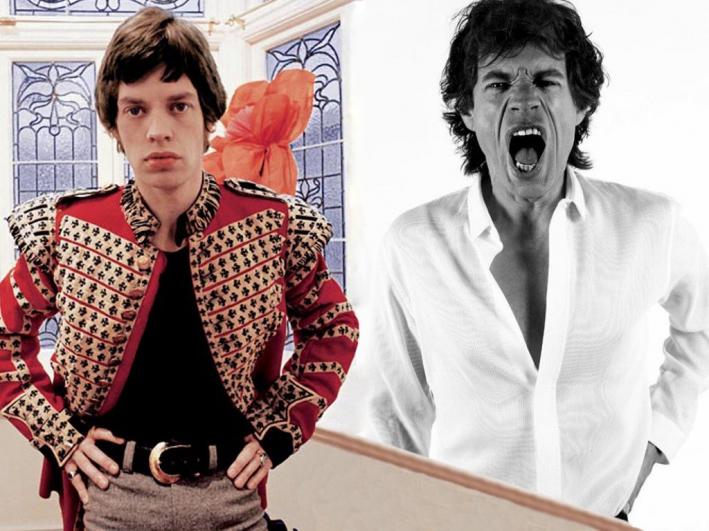 Mick Jagger then and now Mick Jagger then and now