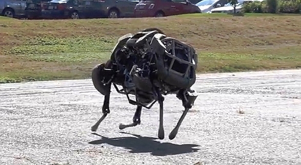 The Wildcat robot can run upto 16mph. The Wildcat robot can run upto 16mph.