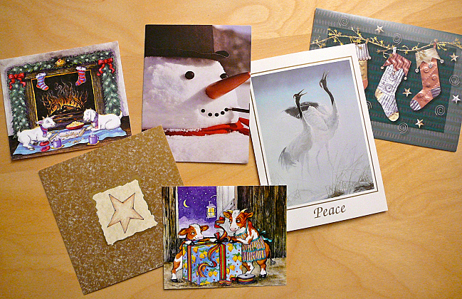 Send us a holiday card and we'll send one to you
