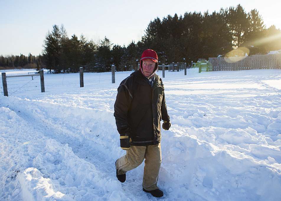 Photos A day in the depths of winter in frigid Embarrass, Minn
