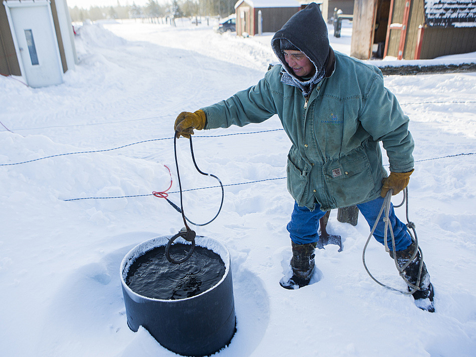 Photos A day in the depths of winter in frigid Embarrass, Minn