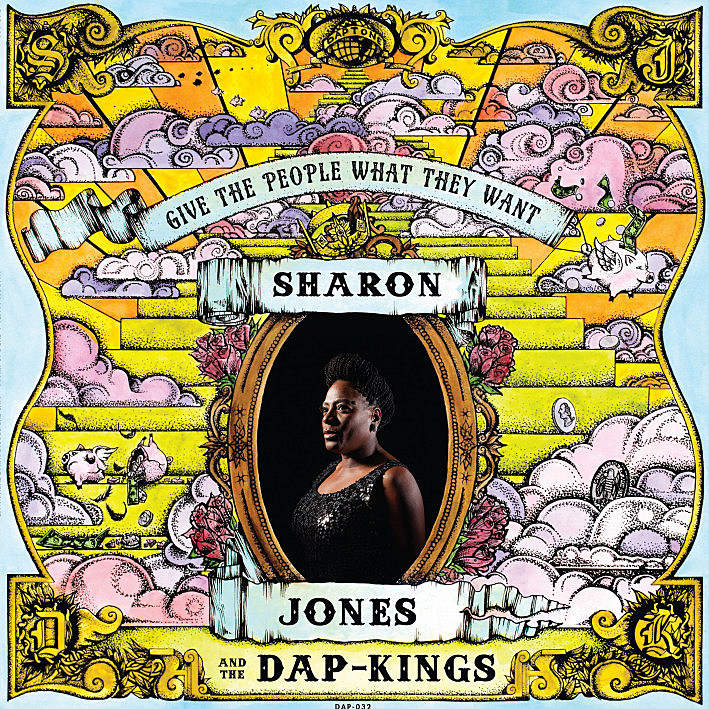 Album cover of Sharon Jones and the Dap-Kings new album, 'Give the People What They Want' Album cover of Sharon Jones and the Dap-Kings new album, 'Give the People What They Want'