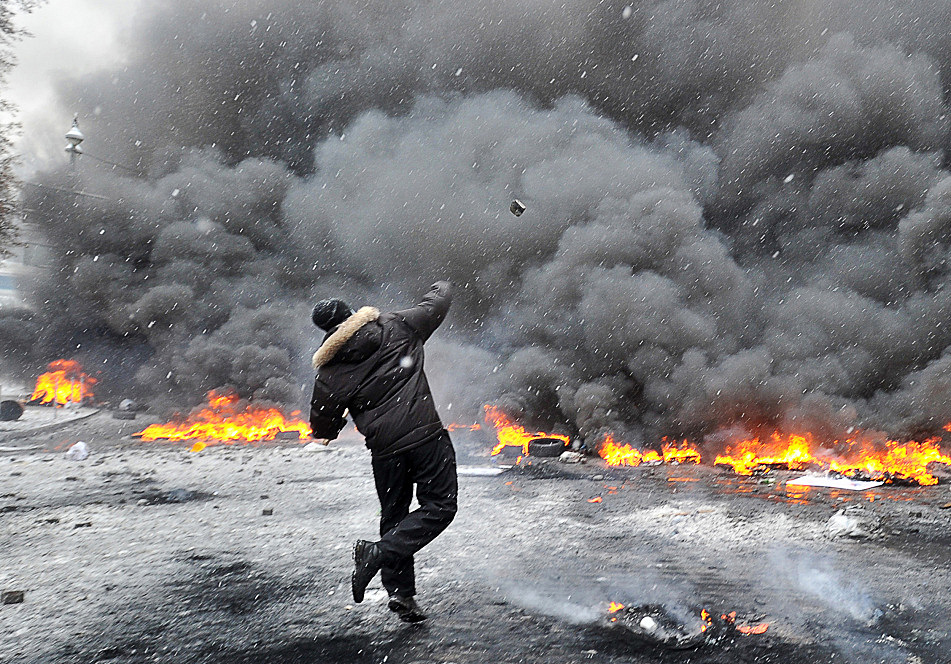 Ukraine protestor