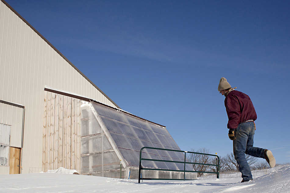'Deep winter' greenhouse grows veggies yearround Minnesota Public