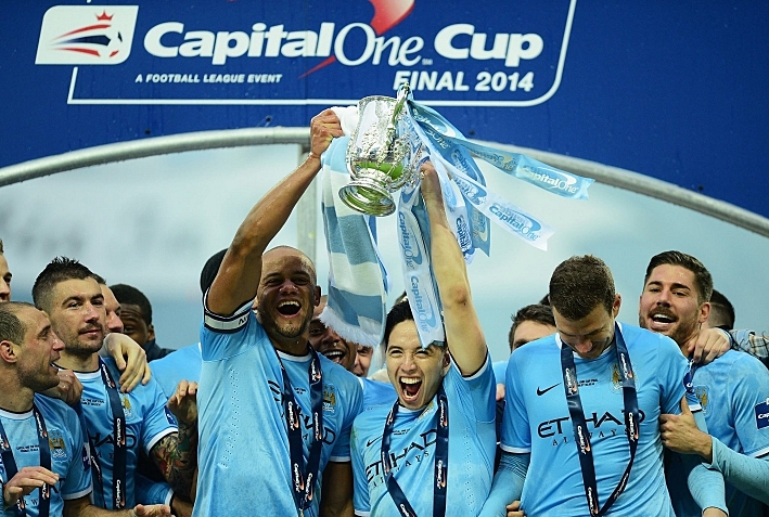 Manuel Pellegrini hopes Manchester City's Capital One Cup final victory over Sunderland can inspire his players to complete a historic domestic treble Manuel Pellegrini hopes Manchester City's Capital One Cup final victory over Sunderland can inspire his players to complete a historic domestic treble