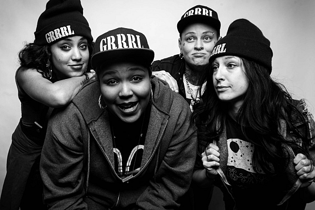 GRRRL PRTY Perform in The Current Studios