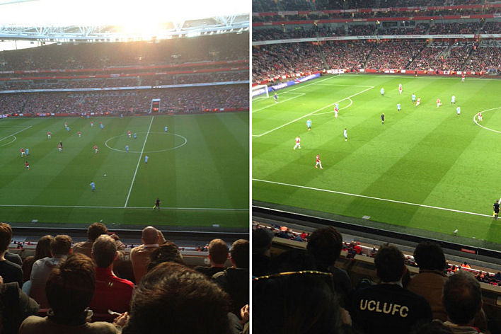 A couple of photos from the Arsenal v Manchester City match on Saturday, March 29, 2014. The teams played to a 1-1 draw. A couple of photos from the Arsenal v Manchester City match on Saturday, March 29, 2014. The teams played to a 1-1 draw.
