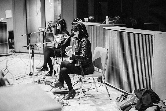 Dum Dum Girls perform in The Current studio Dum Dum Girls perform in The Current studio