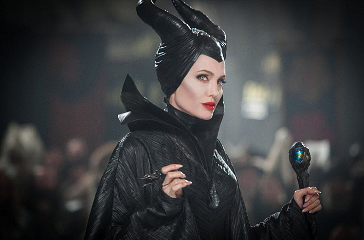 Production still from 'Maleficent' (2014) starring Angelina Jolie Production still from 'Maleficent' (2014) starring Angelina Jolie