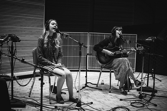 First Aid Kit performing live in The Current studio. First Aid Kit performing live in The Current studio.