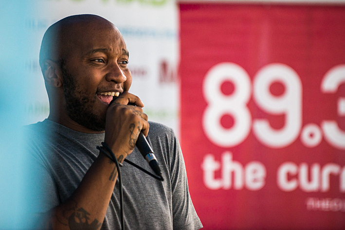 P.O.S. performing live on the MPR stage at the Minnesota State Fair. P.O.S. performing live on the MPR stage at the Minnesota State Fair.