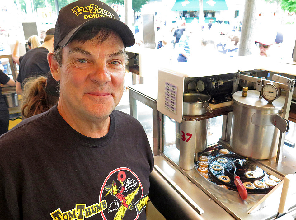 Faces of the Fair Tom Thumb donuts Minnesota Public Radio News