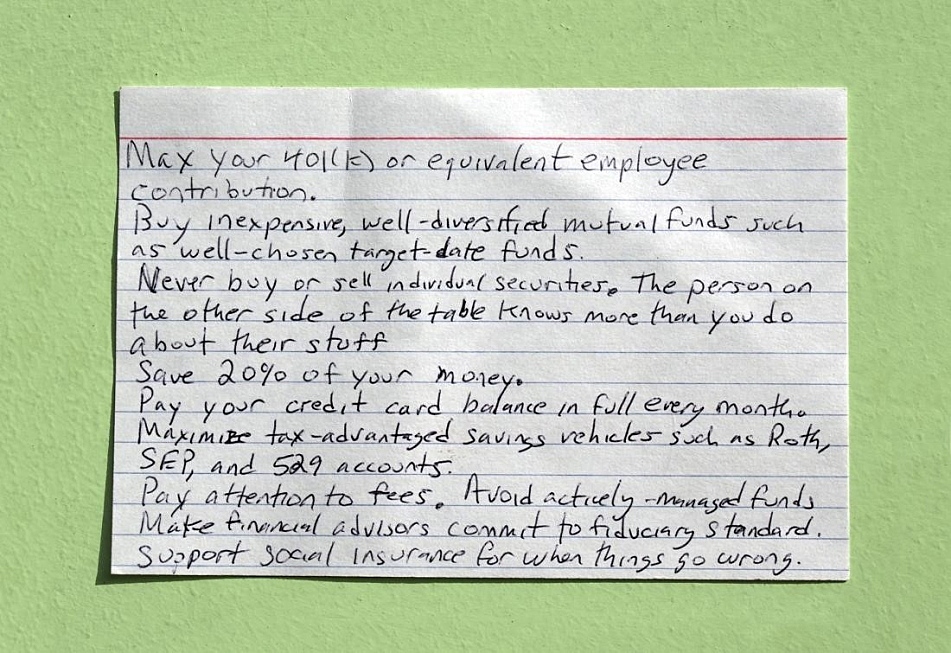 Index card book picture