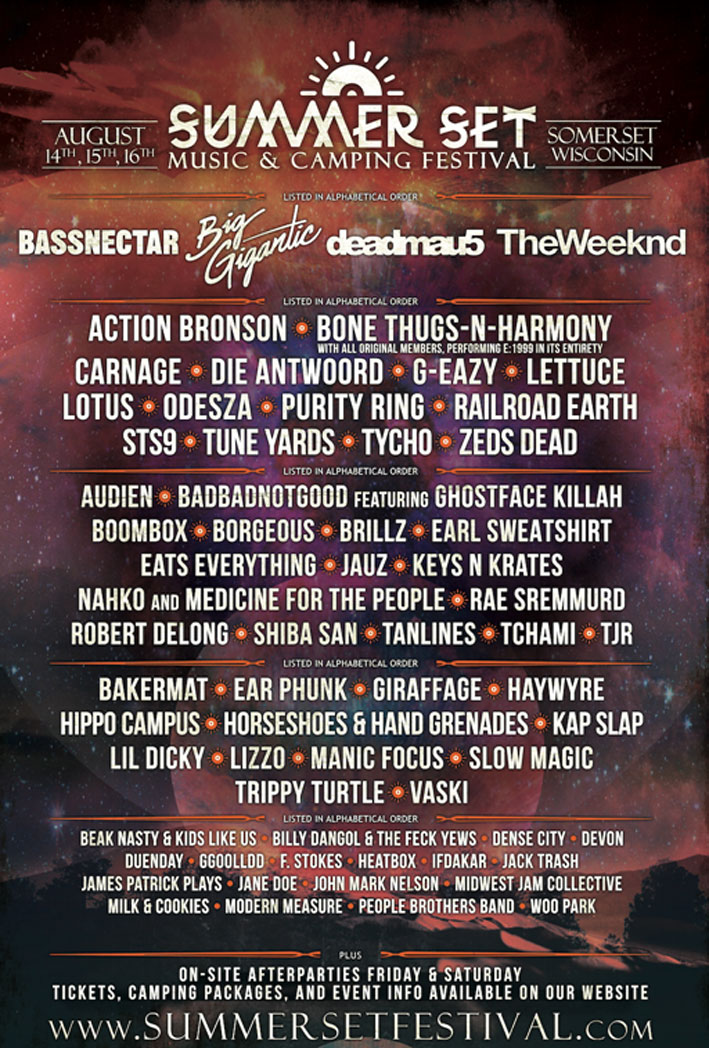 Summer Set Music Festival Lineup was announced this morning : r/trap